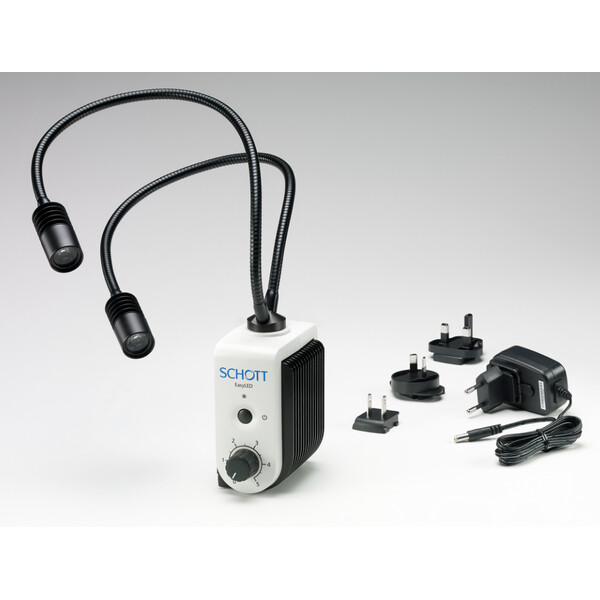 SCHOTT EasyLED Double Spot Plus belysningssystem inkl. strömförsörjningsenhet
