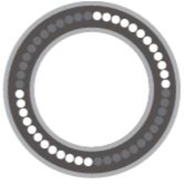SCHOTT LED Slim ringljus, LED, segmenterad, Ø utsida 82mm, Ø insida 66