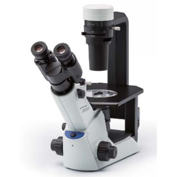 Evident Olympus Invert mikroskop Olympus CKX53 brightfield V1, trino, oändlighet, plan achro, 4x, 10x, LED