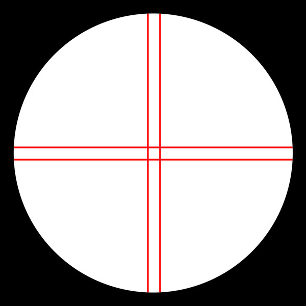 Omegon Hårkorsokular Kellner 12 mm, belyst