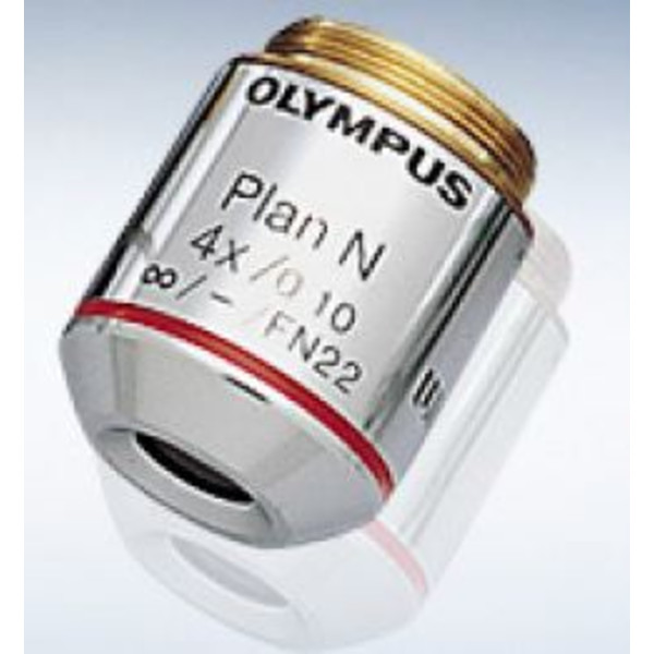 Evident Olympus Objektiv PLN 4X/0,1 Plant, akromatiskt