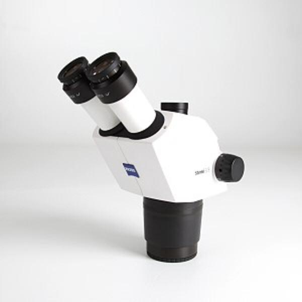 ZEISS Stereohuvud Stemi 305; trino; clickstop; Greenough; w.d.110mm; 10x/23; Zoom 5:1; 0,8x-4,0x; LED