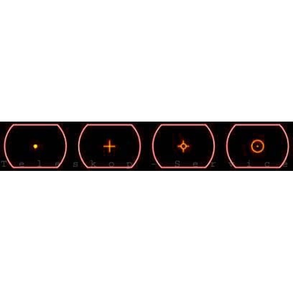 TS Optics RDA rödpunktssökare med bas