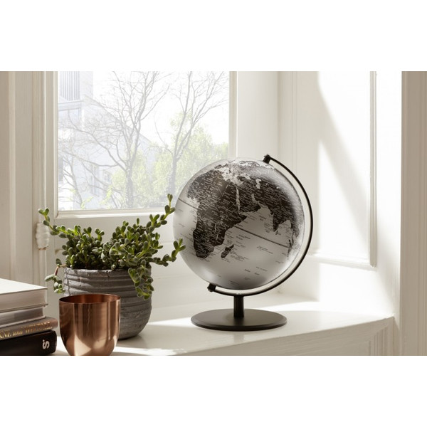 TROIKA Glob Pluto Matt Silver 25cm