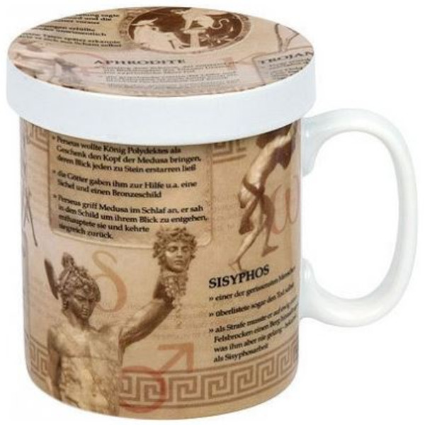 Könitz Mugg Wissensbecher für Teetrinker Mythologie