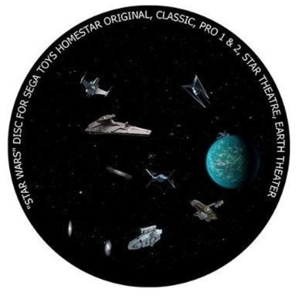 Redmark Slide för Sega Homestar Planetarium Stjärnornas krig
