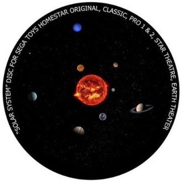 Redmark Slide för Sega Homestar Planetarium Solsystemet