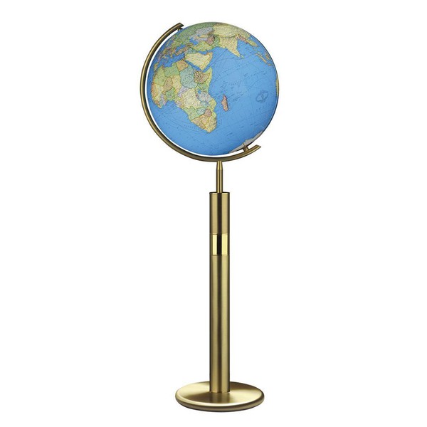 Columbus Glob, golvmodell Duo Mässing 40cm (Engelska)