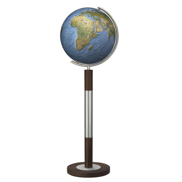 Columbus Glob, golvmodell Duorama rostfritt stål/ wenge 40cm