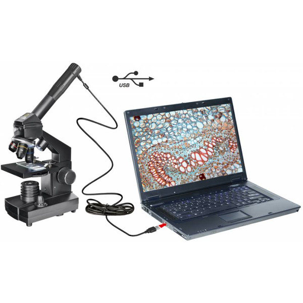 National Geographic Mikroskopuppsättning 40x-1024x USB (inkl. fodral)