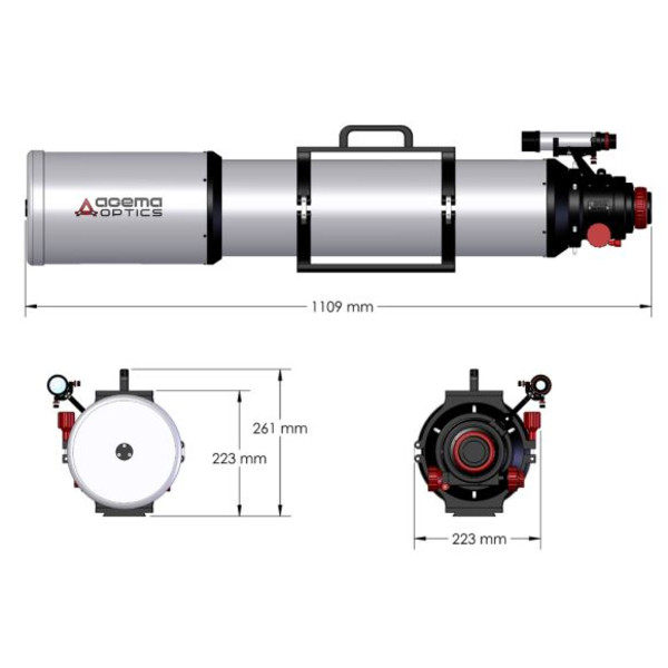 Agema Optics Apokromatisk refraktor AP 150/1200 SD 150 F8 OTA