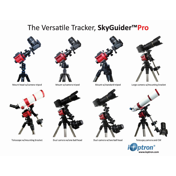 iOptron Montering SkyGuider Pro Set med polär höjdhållare