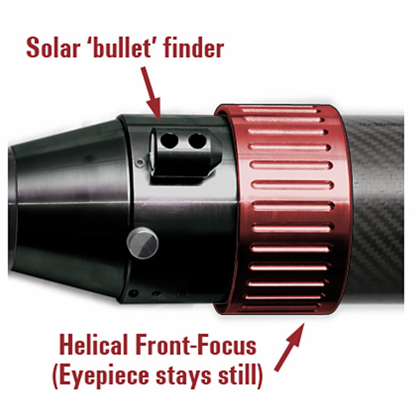 DayStar Solteleskop ST 60/930 SolarScout Carbon H-alpha prominenser OTA