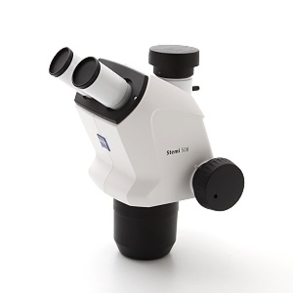 ZEISS Stereohuvud Stemi 508, trino, 50:50Greenough; w.d. 92mm; 10x/23; Zoom 8:1; 0,63x-5,0x; LED