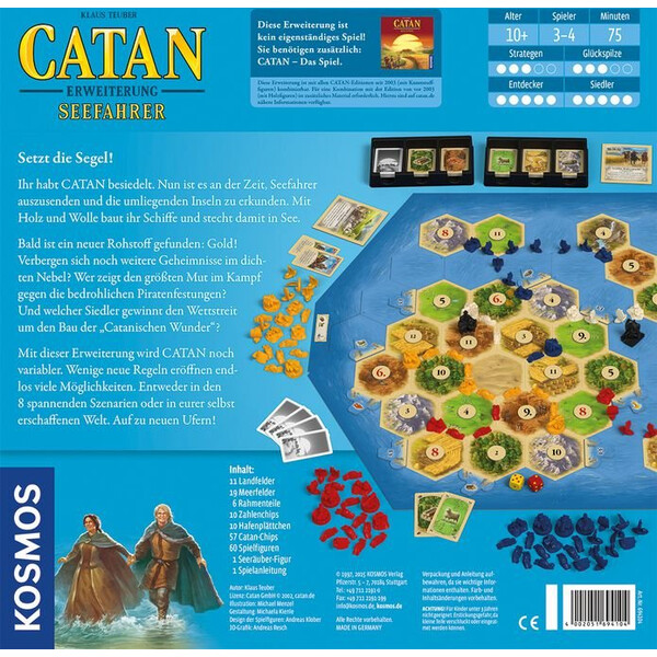 Kosmos Verlag The Settlers of Catan - expansionen Sjöfarare