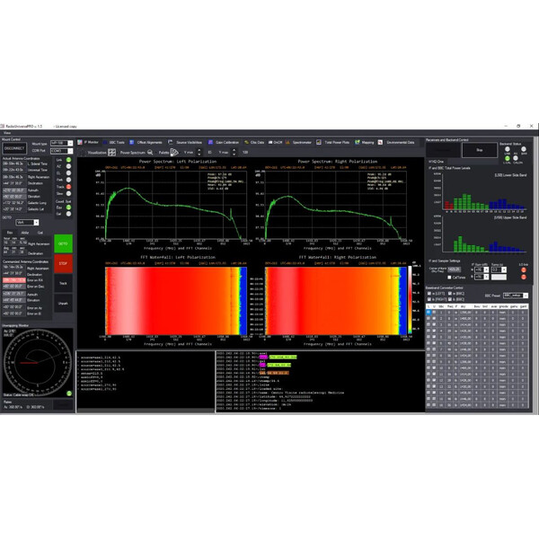 Radio2Space Spider 300A Advanced radioteleskop med väderbeständig GoTo Montering