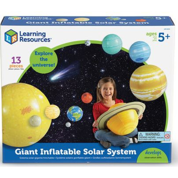 Learning Resources Uppblåsbart Solsystem (set)
