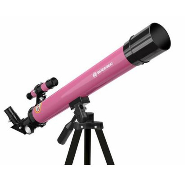 Bresser Junior Teleskop AC 50/600 AZ rosa