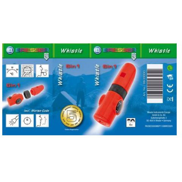 Bresser Junior Multifunktionsvisselpipa 6in1