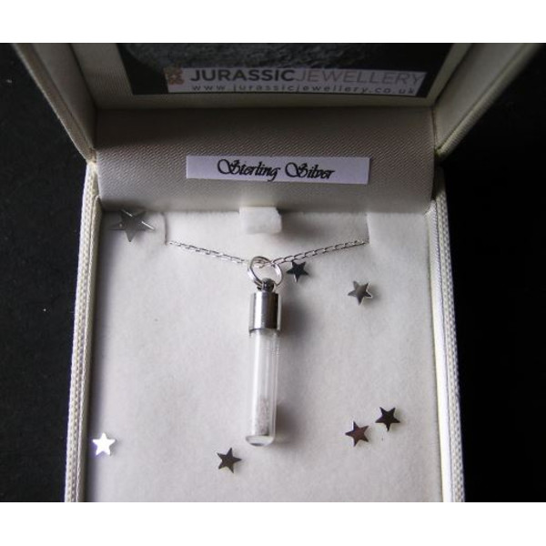 Jurassic Jewellery halsband med månstoft (vial)