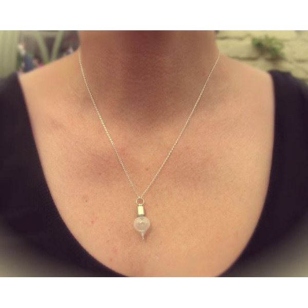 Jurassic Jewellery Halsband med Mars-stoft (droppform)
