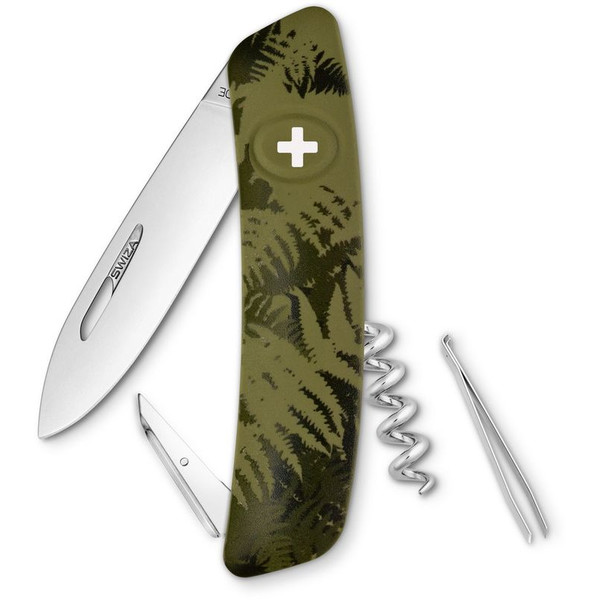 SWIZA Knivar Schweizisk armékniv C01 SILVA Camo Fern khaki