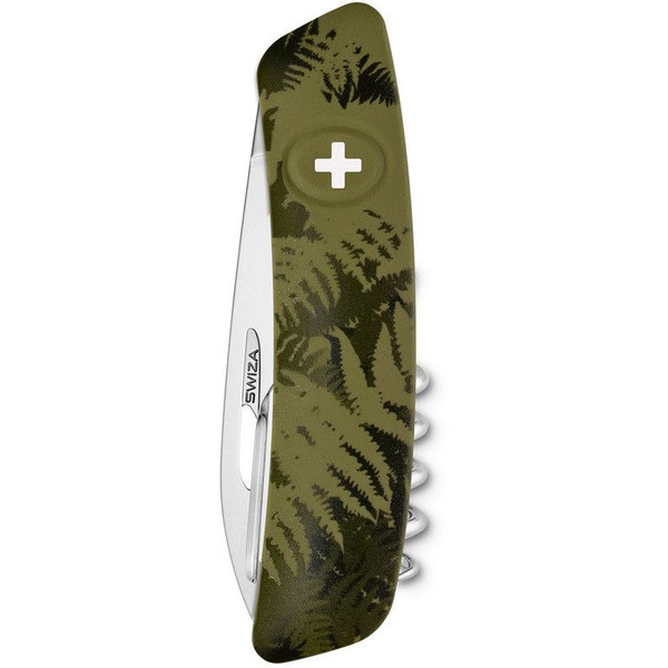 SWIZA Knivar Schweizisk armékniv C01 SILVA Camo Fern khaki