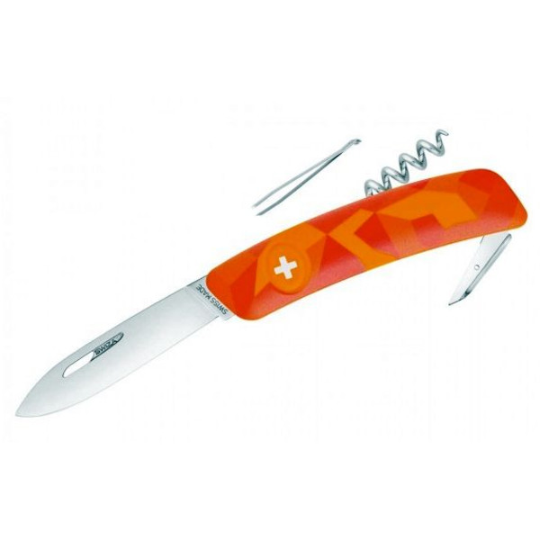SWIZA Knivar Schweizisk armékniv C01 LUCEO Camo Urban Orange