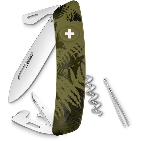 SWIZA Knivar Schweizer Fickkniv C03 SILVA Camo Fern Khaki