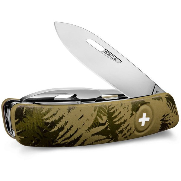 SWIZA Knivar Schweizisk armékniv C03 SILVA Camo Fern Khaki