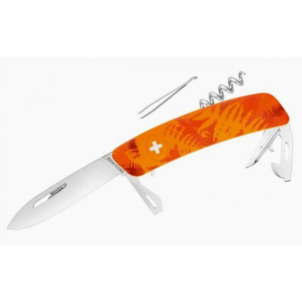 SWIZA Knivar Schweizer Fickkniv C03 FILIX Camo Fern Orange