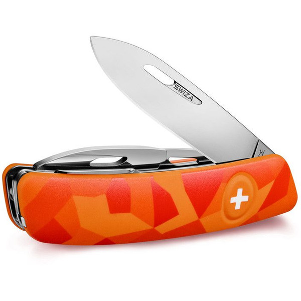 SWIZA Knivar Schweizisk armékniv C03 LUECO Camo Urban Orange