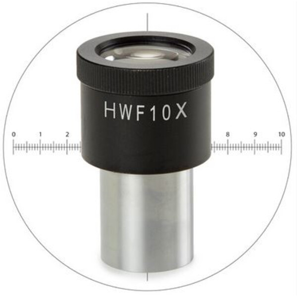 Euromex Okular för mätning BS.6010-CM, HWF 10x/20 mm with 10/100 micrometer and cross hair for Ø 23 mm tube (bScope)