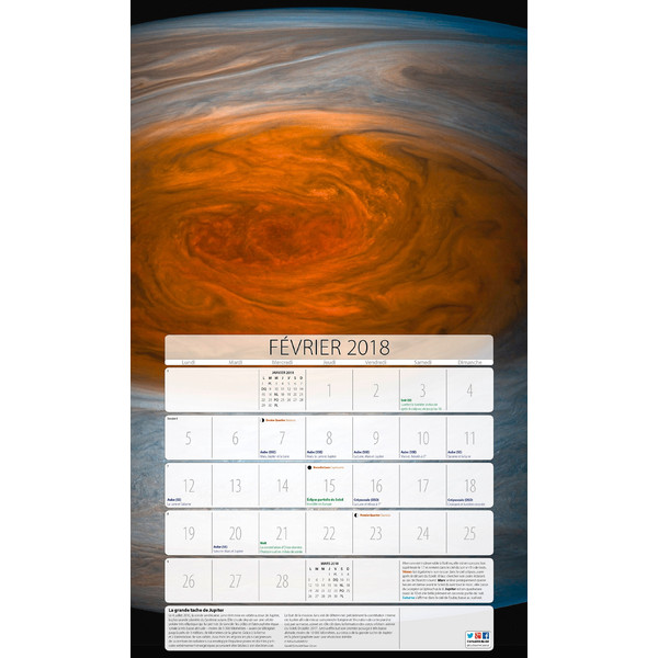 Amds édition  Kalender Astronomique 2018