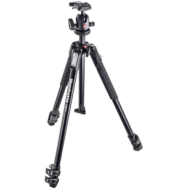 Manfrotto Aluminium-trebensstativ MK190X3-BH med Kulhuvud