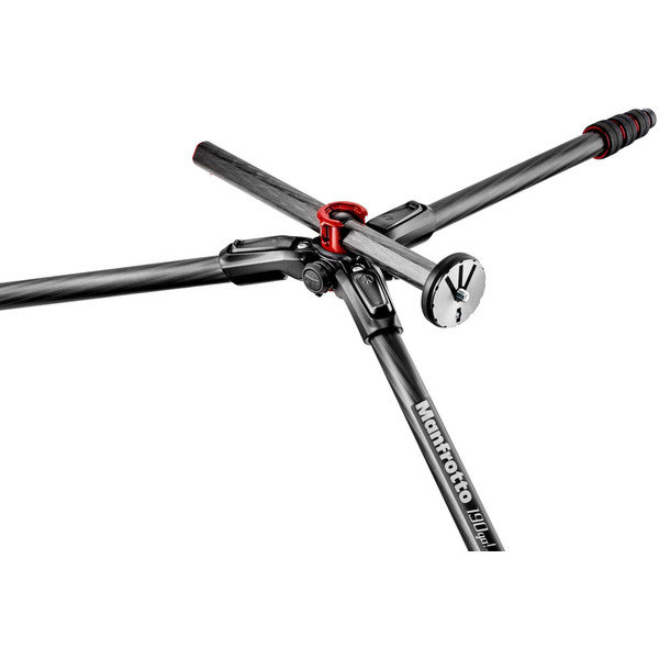 Manfrotto Kolfiber-trebensstativ MK190GOC4TB-3W med 3-vägs panoreringshuvud