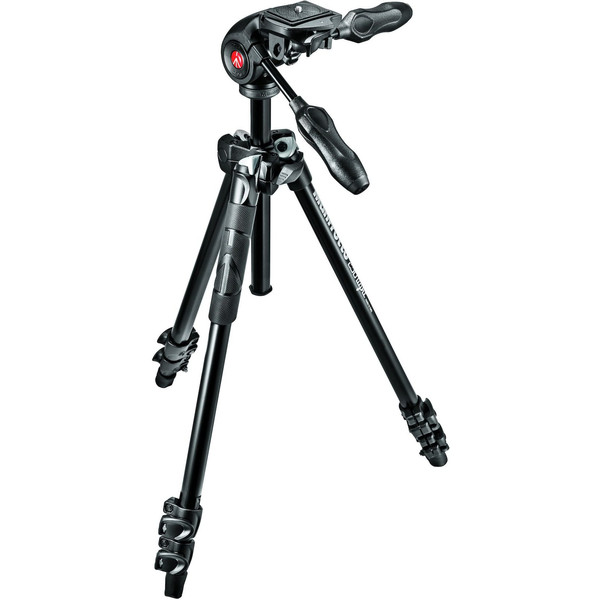 Manfrotto Aluminium-trebensstativ MK290LTA3-3W med 3-vägs panoreringshuvud