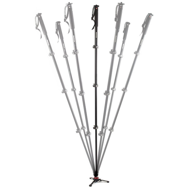 Manfrotto Aluminium-enbensstativ MVMXPRO500 med flytande panoreringshuvud