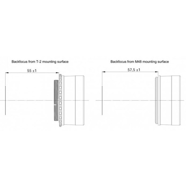 Baader MPCC V-1 Mark III Newtonian komakorrigeringssats 2"