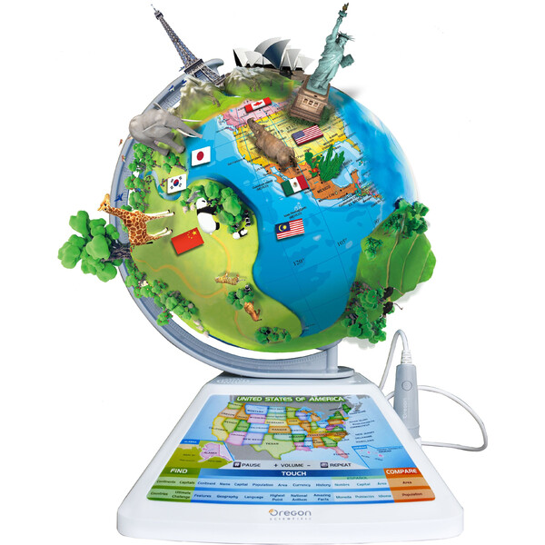 Oregon Scientific Barnglob Smart Globe Adventure 2.0 Augmented Reality 23cm