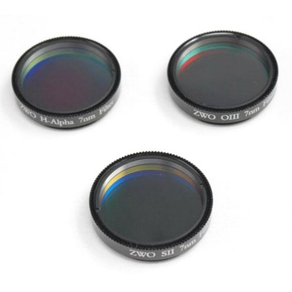 ZWO H-Alpha-filter, SII-filter, OIII-filter 1,25"