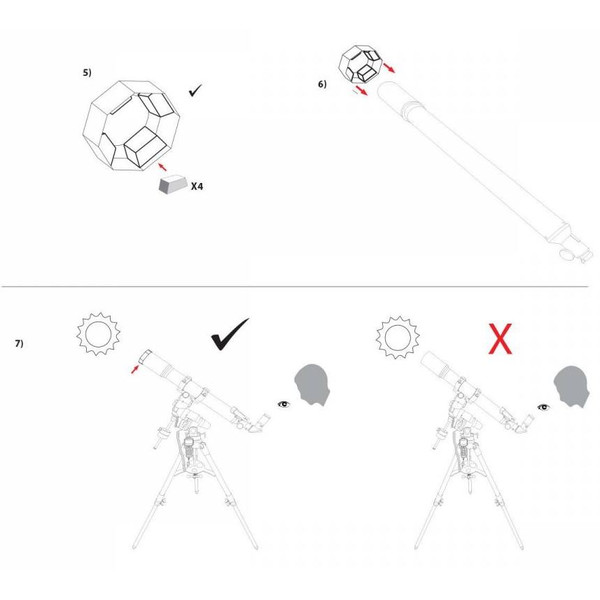 Explore Scientific Sun Catcher solfilter för 150-160 mm Newtonians