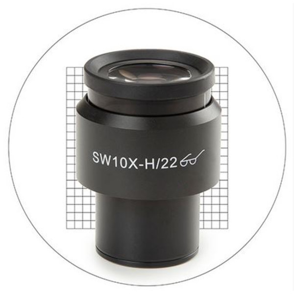 Euromex Okular för mätning 10x/22 mm, 20 x 20 mätraster Ø 30 mm, DX.6210-SG (Delphi-X)