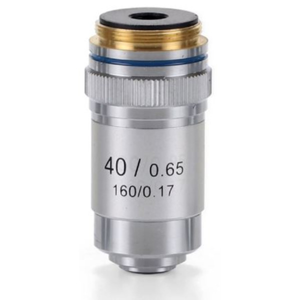 Euromex Objektiv 40x/0,65 achro, DIN, fjäder, EC.7040 (EcoBlue)