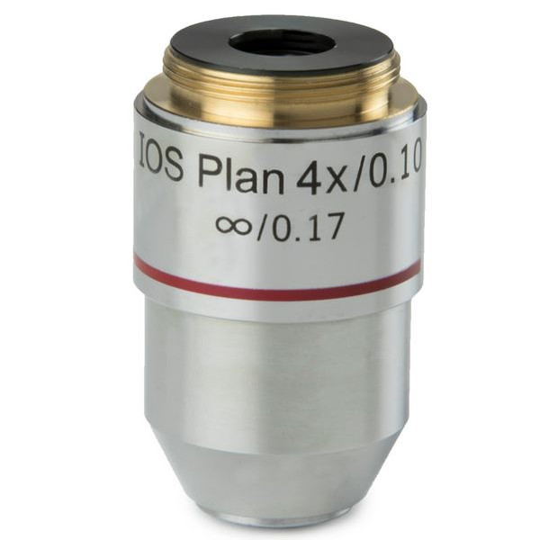 Euromex Objektiv 4x/0.10 plan, oändlig, BB.7204 (BioBlue.lab)