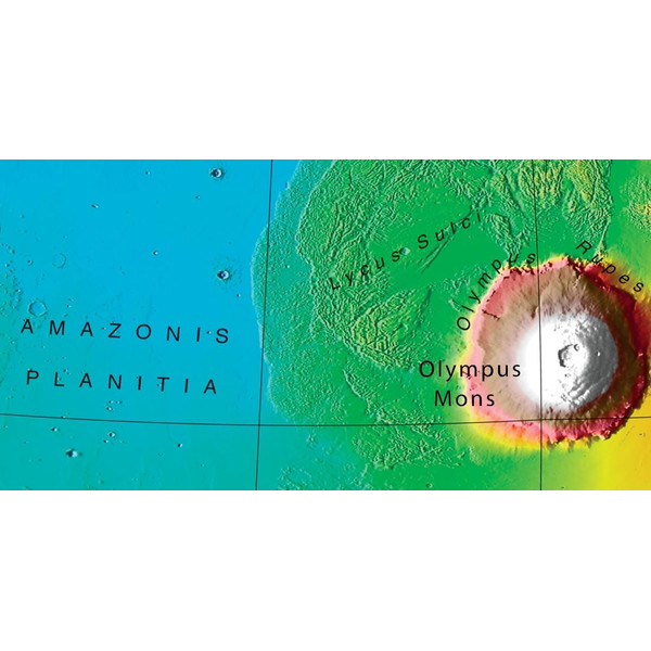 Sky-Publishing Glob Mars topografisk 30cm