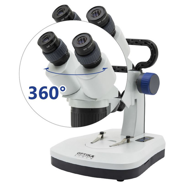 Optika Stereomikroskop SFX-51, bino, 20x, 40x, fast arm, vridbart huvud