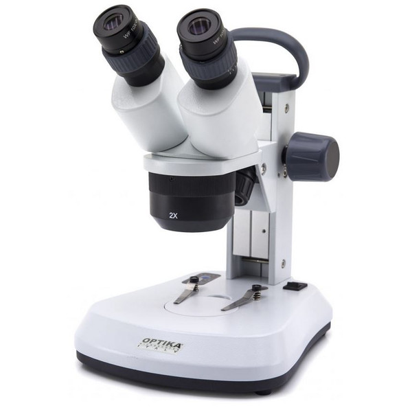 Optika Stereomikroskop SFX-91, bino, 10x, 20x, 40x, Kuggstång, vridbart huvud