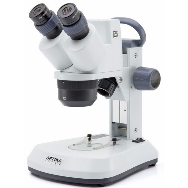 Optika Stereomikroskop SFX-91D, bino, 10x, 20x, 40x, Kuggstång, vridbart huvud, kamera 3MP