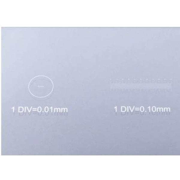 Bresser Objektglas med mikrometerskala 1/10 & 1/100 mm